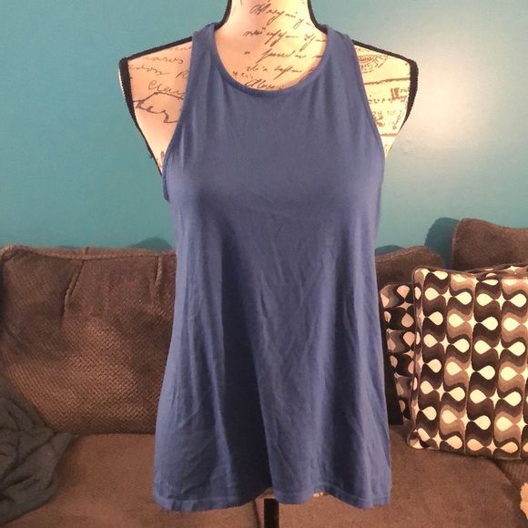 🎉4 for $20Yogalicious Overlapped Back Sleeveless Top, size large - Picture 1 of 5